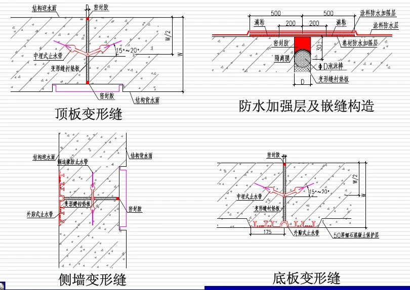 云龙变形缝防水